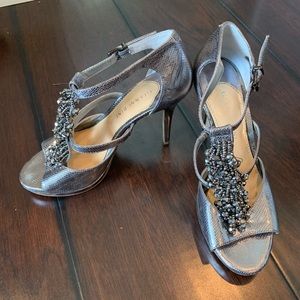 Gianni Bini Gunmetal Heels - excellent condition